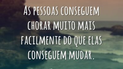 As pessoas conseguem chorar
