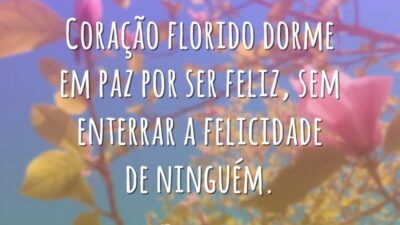 Coração florido