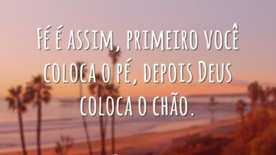 Deus coloca o chão