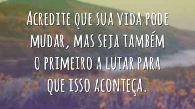 Lute pela mudança