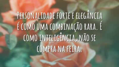 Personalidade forte e elegância é como uma combinação rara. É como inteligência,&hellip;