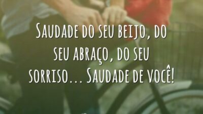 Saudade do seu beijo, do seu abraço, do seu sorriso... Saudade de&hellip;
