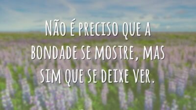Transpareça bondade