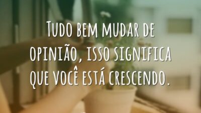 Tudo bem mudar