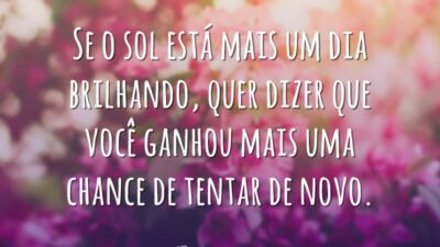 Uma nova chance para tentar