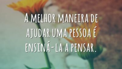 A melhor maneira de ajudar