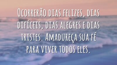 Amadureça sua fé