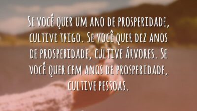 Cultive pessoas