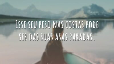 Seu peso nas costas