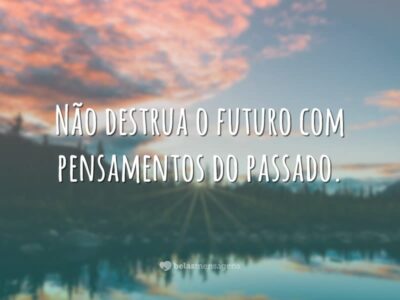 Não destrua o futuro