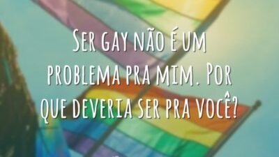 Ser gay não é um problema pra mim. Por que deveria ser&hellip;