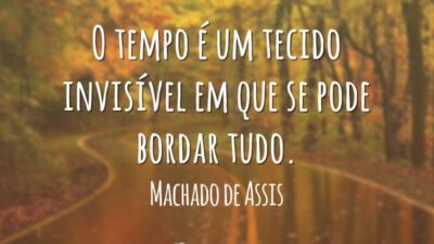 O tempo é um tecido