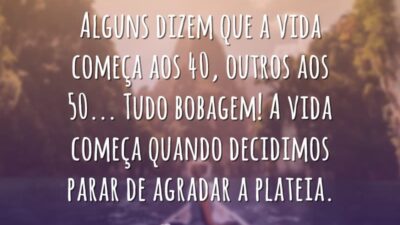 Pare de agradar a plateia