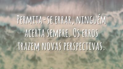 Permita-se errar
