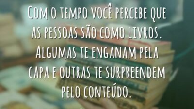 Pessoas são como livros
