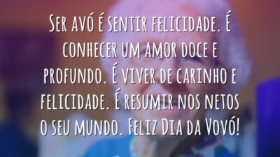 Ser avó é felicidade