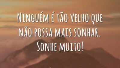 Sonhe muito