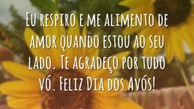 Te agradeço por tudo vó
