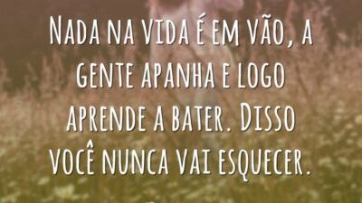 Você nunca vai esquecer
