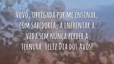 Vovó, obrigada por tudo