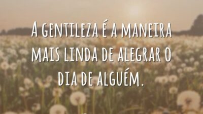 A gentileza é a maneira mais linda de alegrar o dia de&hellip;