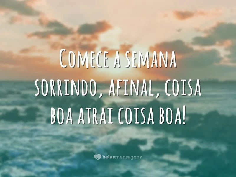 Frases de Boa Semana - Belas Mensagens