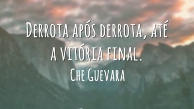 Derrota após derrota, até a vitória final.