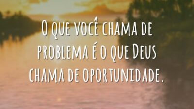 Deus te deu uma oportunidade