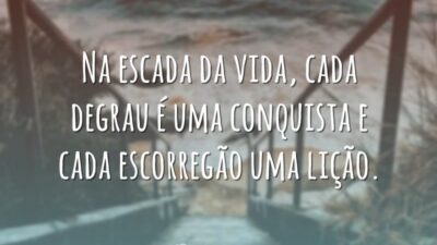 Na escada da vida
