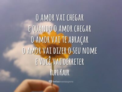 O amor vai chegar