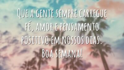 Que a gente sempre carregue fé, amor e pensamento positivo em nossos&hellip;
