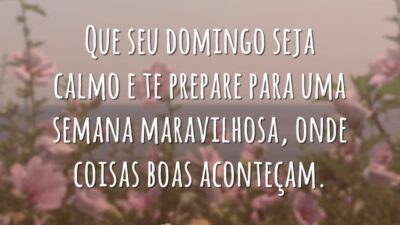 Que seu domingo seja calmo e te prepare para uma semana maravilhosa,&hellip;