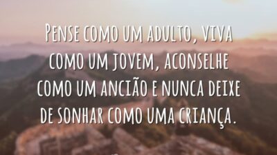 Sonhe como criança