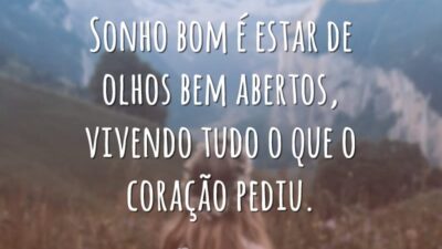 Sonho bom é