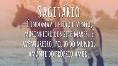 Sagitário É indomável feito o vento, marinheiro dos sete mares. É aventureiro,&hellip;