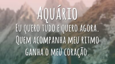 Aquário Eu quero tudo e quero agora. Quem acompanha meu ritmo ganha&hellip;