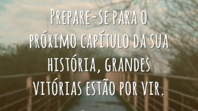 Grandes vitórias estão por vir