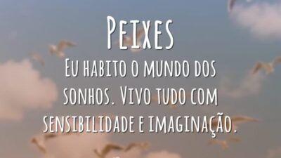 Peixes Eu habito o mundo dos sonhos. Vivo tudo com sensibilidade e&hellip;