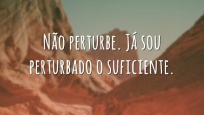 Não perturbe