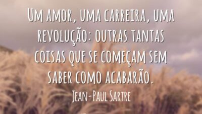 Um amor, uma carreira, uma revolução: outras tantas coisas que se começam&hellip;