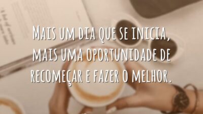 Mais um dia que se inicia