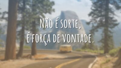 Não é sorte