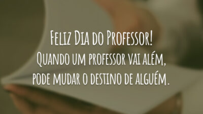 Professores mudam destinos