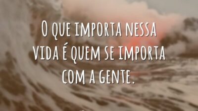 Quem se importa