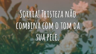 Tristeza não combina