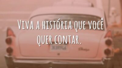 O que você quer contar