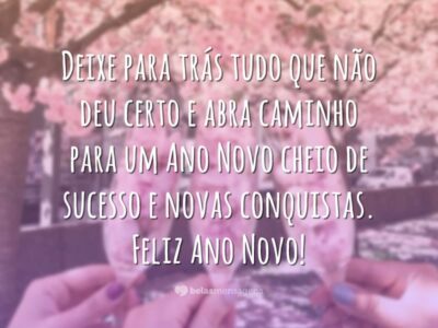 Deixe para trás tudo que não deu certo