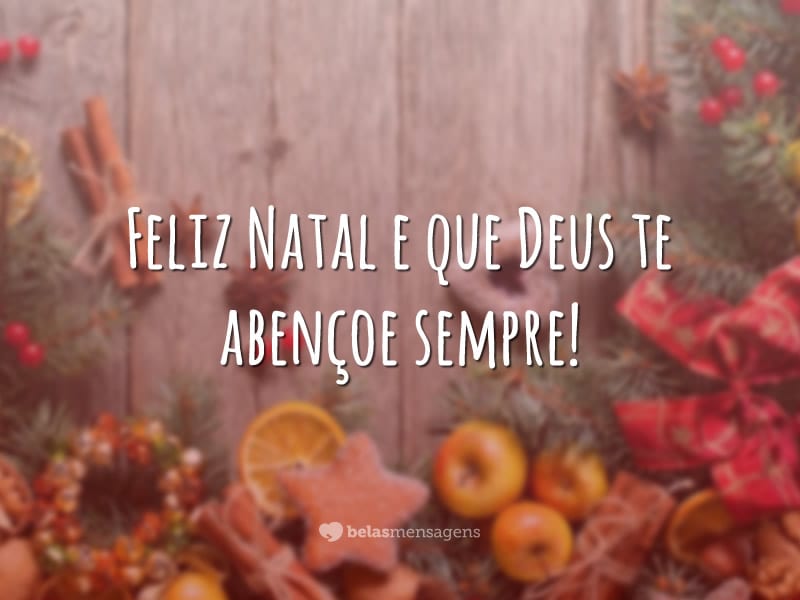 Feliz Natal Que Deus Abençoe Vc E Sua Familia