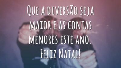 Que a diversão seja maior e as contas menores este ano. Feliz Natal!