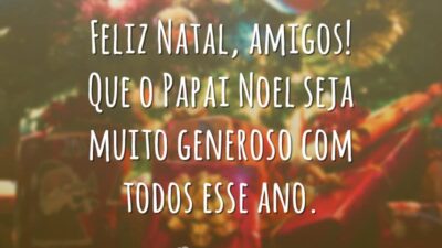 Feliz Natal, amigos! Que o Papai Noel seja muito generoso com todos esse ano.